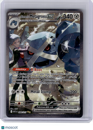 2026 Pokemon—Steven's Metagross EX 289 Ascended Heroes—Special Illustration Rare