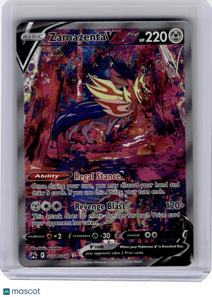 2023 Pokemon—Zamazenta V #GG54 Crown Zenith: Galarian Gallery—Ultra Rare Holo