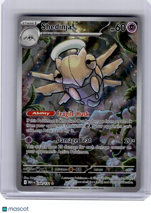 2025 Pokemon—Shedinja #144 Mega Evolution—Illustration Rare Holo