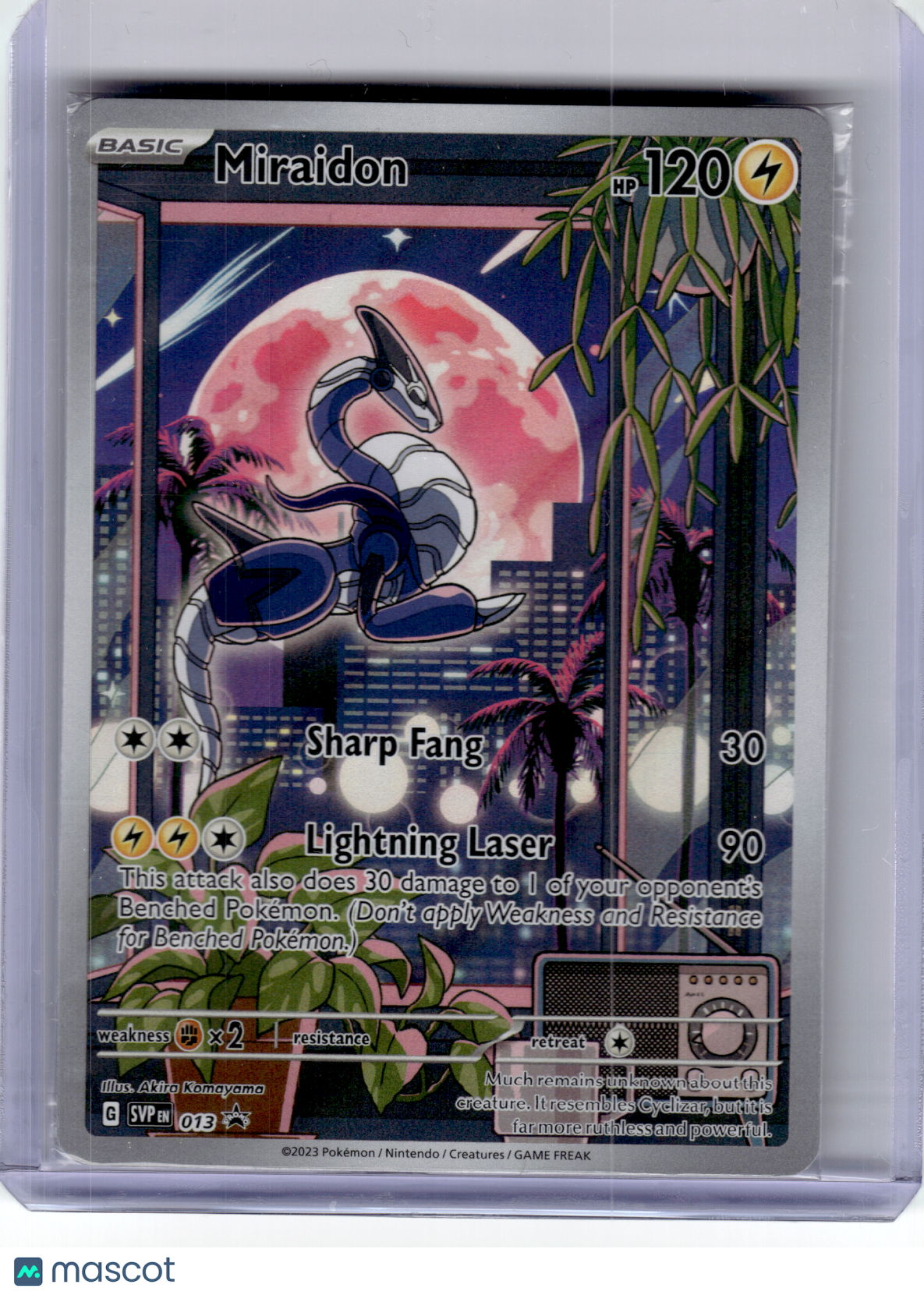 2023 Pokemon—Miraidon #013 Scarlet & Violet—Black Star Promo Holo [Sealed]