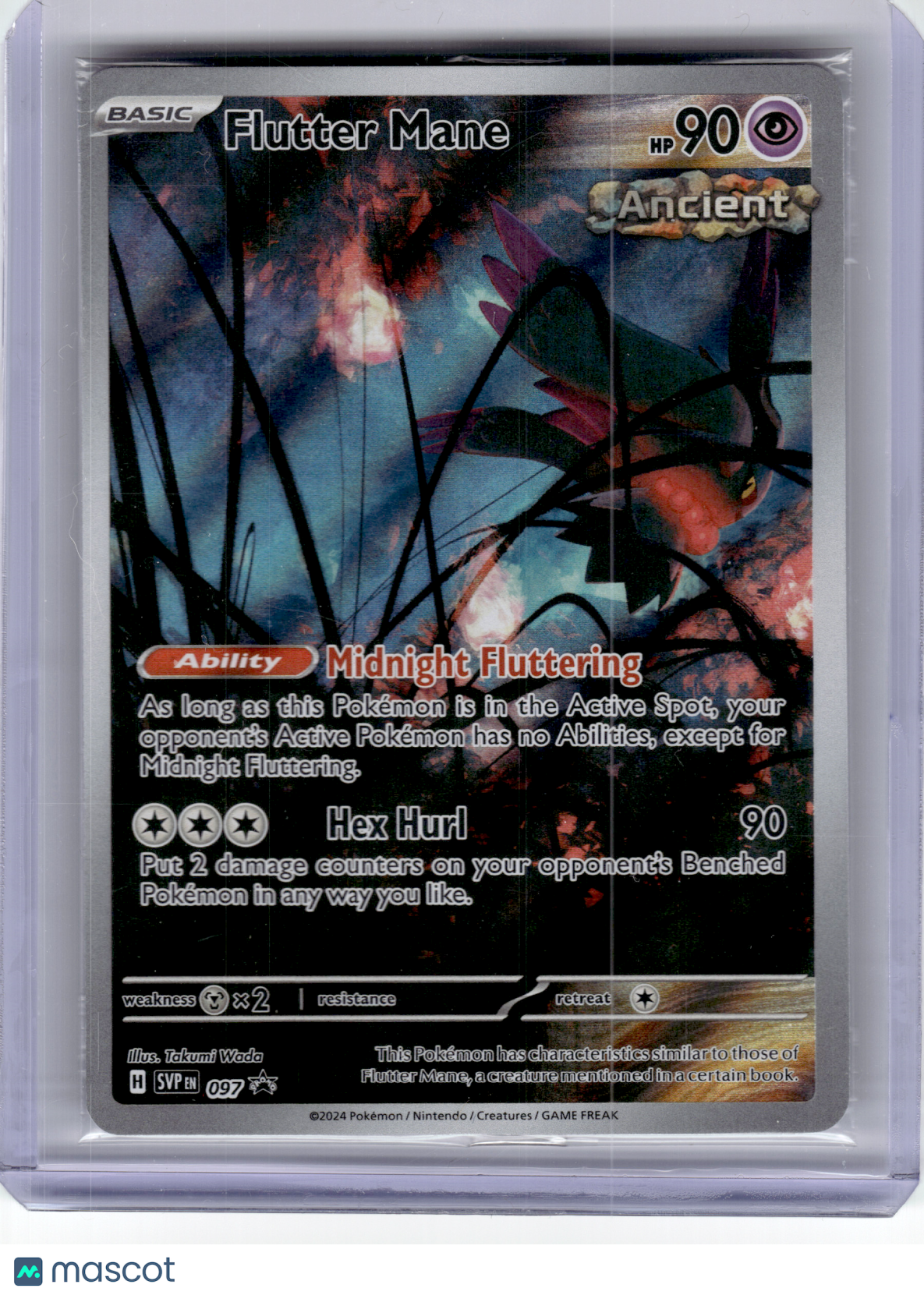 2024 Pokemon—Flutter Mane #097 Scarlet & Violet—Black Star Promo Holo [Sealed]