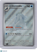 2024 Pokemon—Crabominable #149 Stellar Crown—Illustration Rare Holo