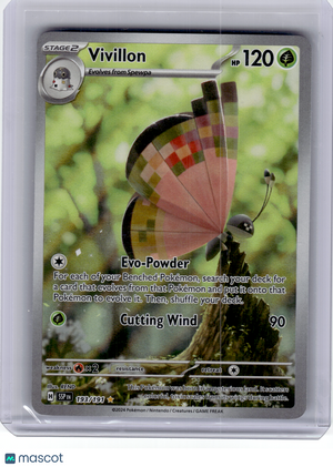 2024 Pokemon—Vivillon #193 Surging Sparks—Illustration Rare Holo