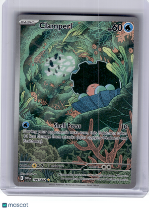 2025 Pokemon—Clamperl #195 Destined Rivals—Illustration Rare Holo
