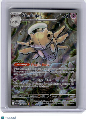 2025 Pokemon—Shedinja #144 Mega Evolution—Illustration Rare Holo