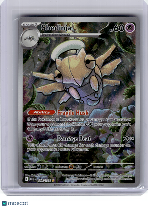 2025 Pokemon—Shedinja #144 Mega Evolution—Illustration Rare Holo