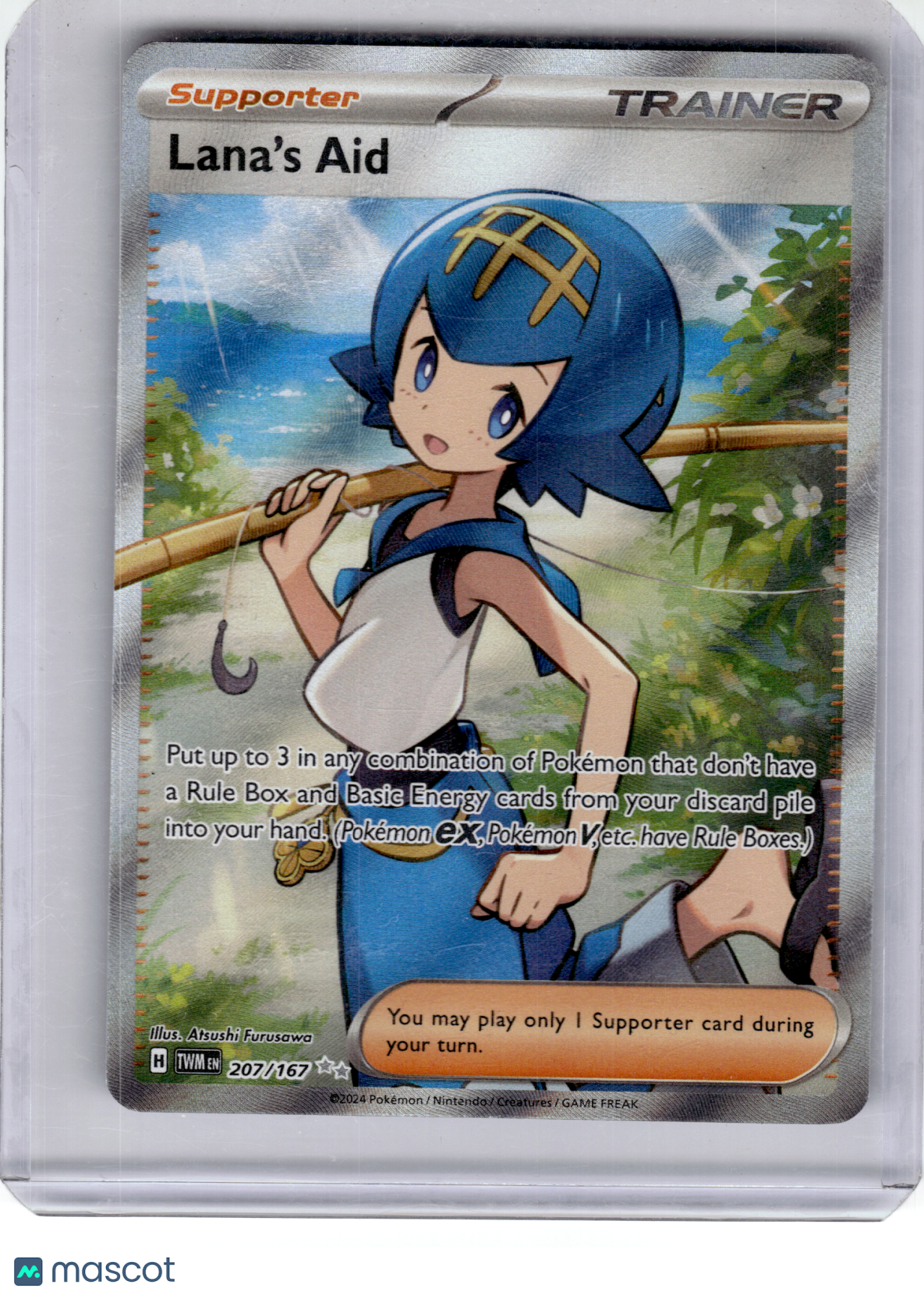 2024 Pokemon—Lana's Aid #207 Twilight Masquerade—Ultra Rare [Lightly Played]