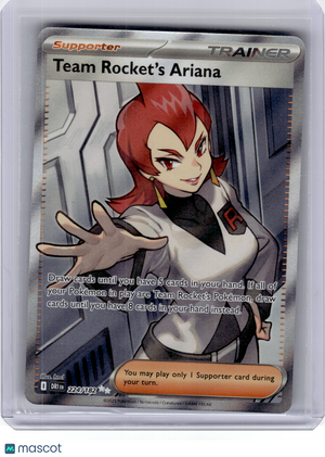 2025 Pokemon—Team Rocket's Ariana #224 Destined Rivals—Ultra Rare Holo