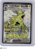 2023 Pokemon—Tyranitar EX #211 Obsidian Flames—Ultra Rare Holo
