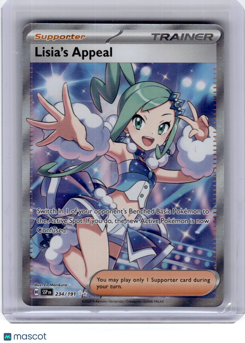 2024 Pokemon—Lisia's Appeal #234 Surging Sparks—Ultra Rare Holo