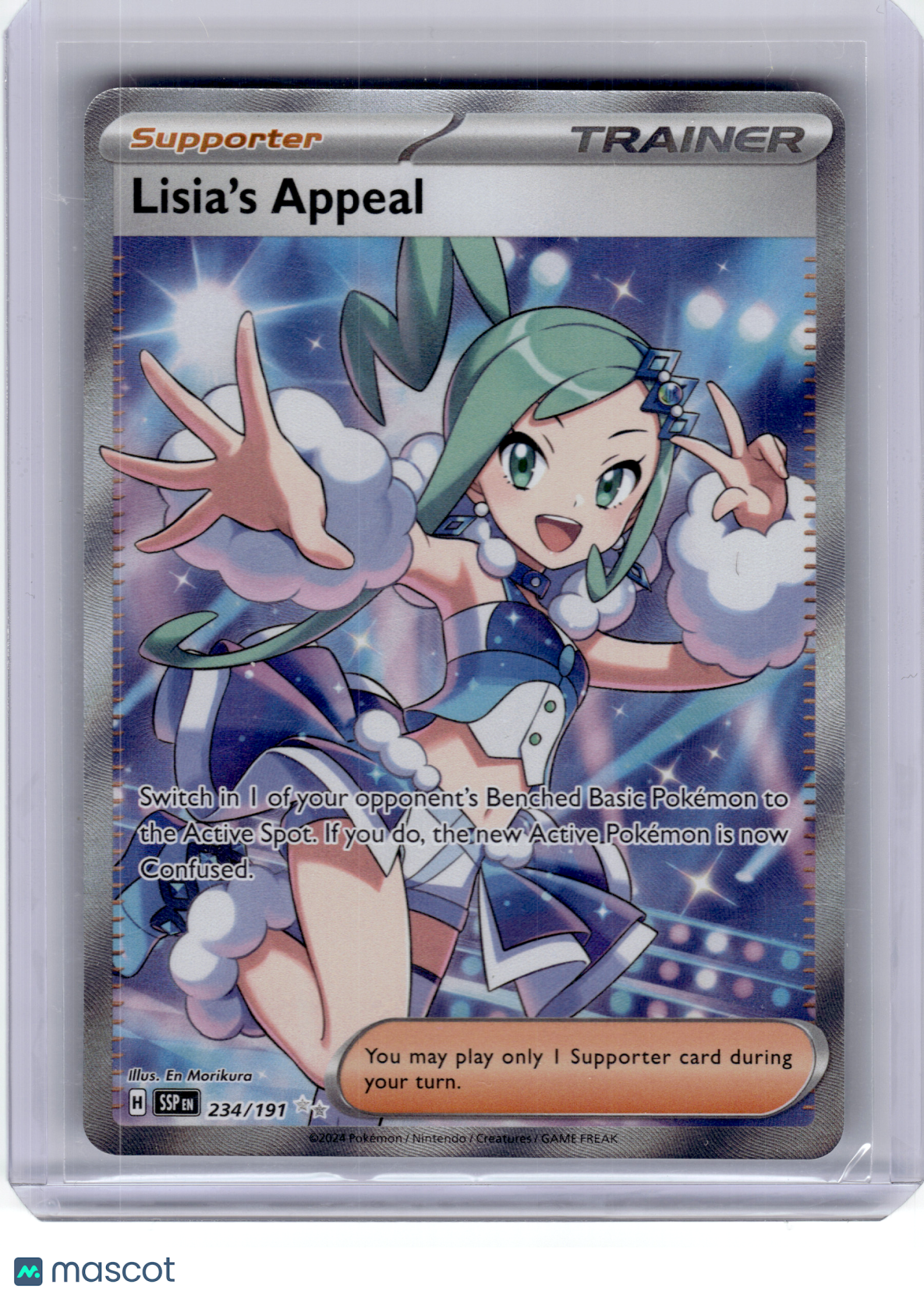 2024 Pokemon—Lisia's Appeal #234 Surging Sparks—Ultra Rare Holo