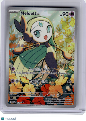 2025 Pokemon—Meloetta #026 Mega Evolution—Black Star Promo Holo