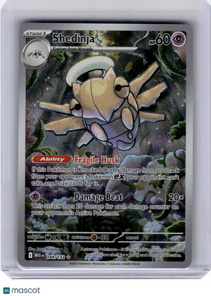 2025 Pokemon—Shedinja #144 Mega Evolution—Illustration Rare Holo
