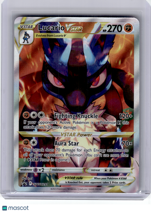 2023 Pokemon—Lucario VSTAR #SWSH291 Sword & Shield—Black Star Promo Holo