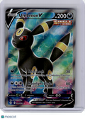 2021 Pokemon—Umbreon V #188 Evolving Skies—Ultra Rare Holo