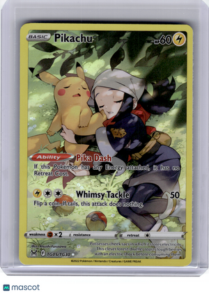2022 Pokemon—Pikachu #TG05 Lost Origin: Trainer Gallery—Rare Holo