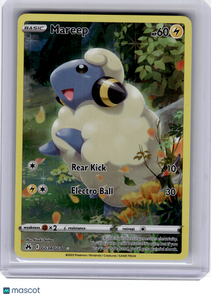 2023 Pokemon—Mareep #GG34 Crown Zenith: Galarian Gallery—Rare Holo