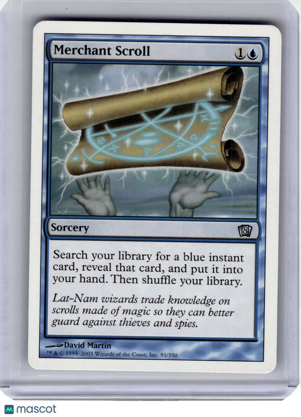 2003 MTG—Merchant Scroll #91 8th Edition—Uncommon Regular [Light Play]