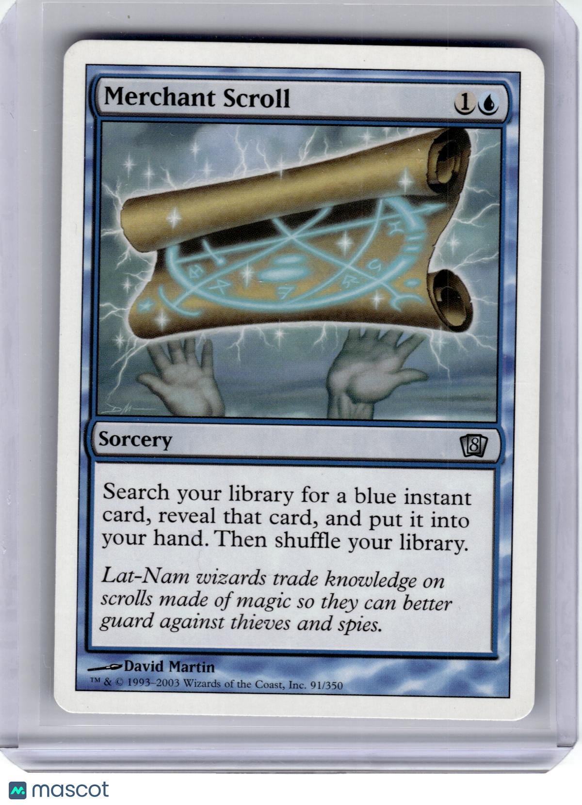 2003 MTG—Merchant Scroll #91 8th Edition—Uncommon Regular [Light Play]