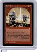 1998 Magic: The Gathering—Ruination Stronghold—Rare Regular [Light Play]
