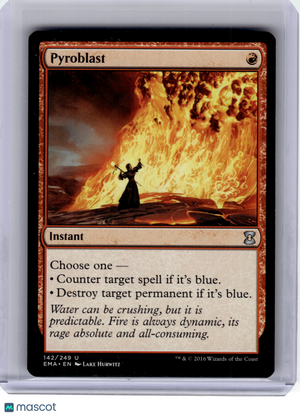 2016 MTG—Pyroblast #142 Eternal Masters—Uncommon Regular [Light Play]