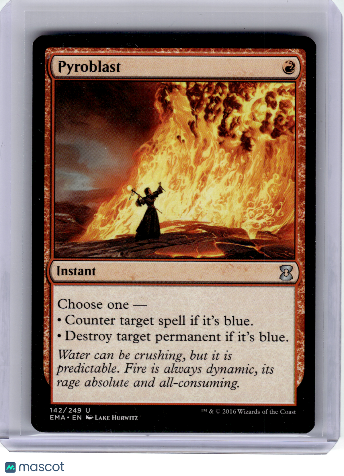 2016 MTG—Pyroblast #142 Eternal Masters—Uncommon Regular [Light Play]