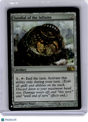 2011 MTG—Sundial of the Infinite #218 The List- Reprints—Rare Regular