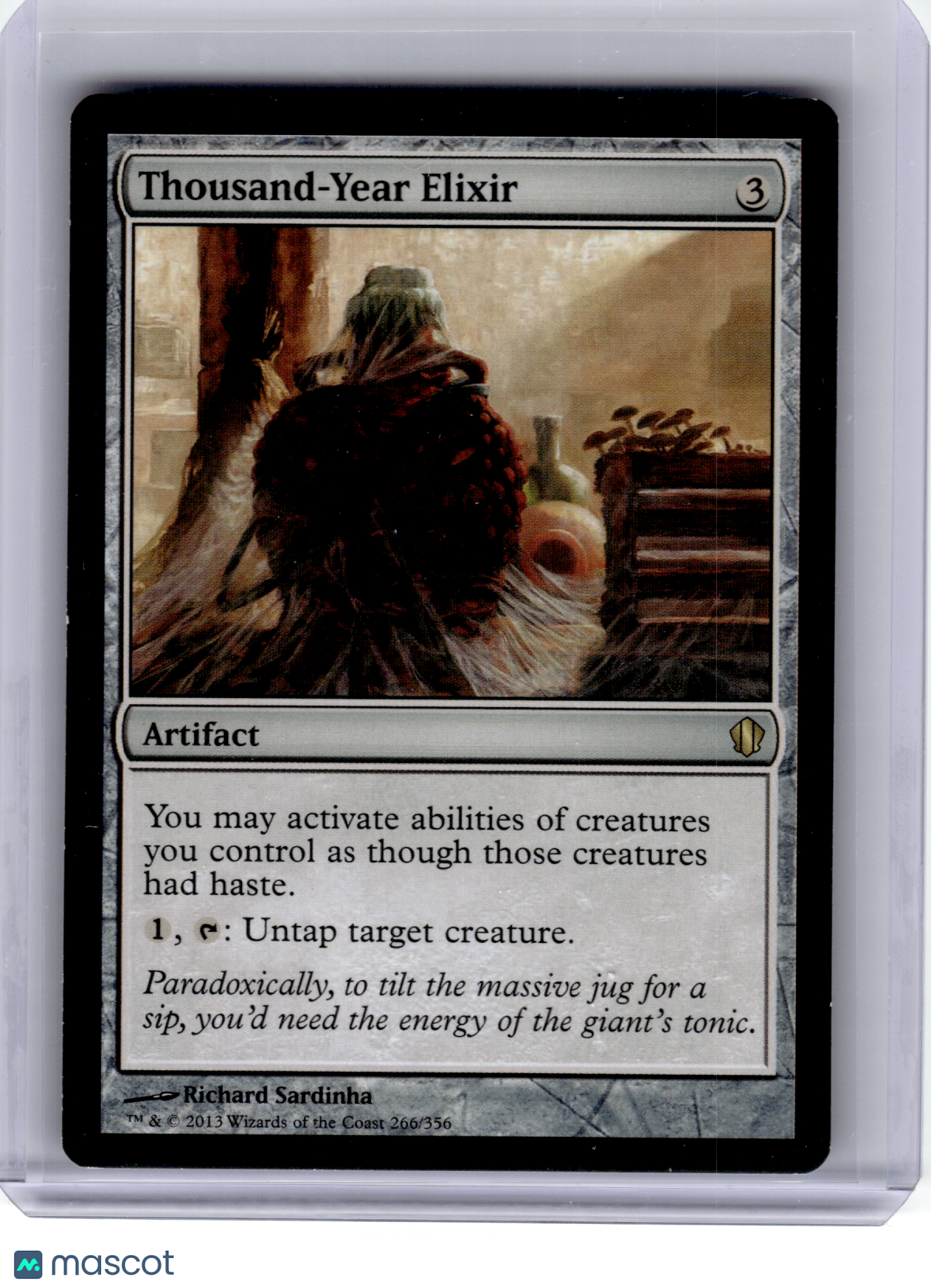 MTG—Thousand-Year Elixir #266 Commander 2013—Rare Regular [Moderately Played]