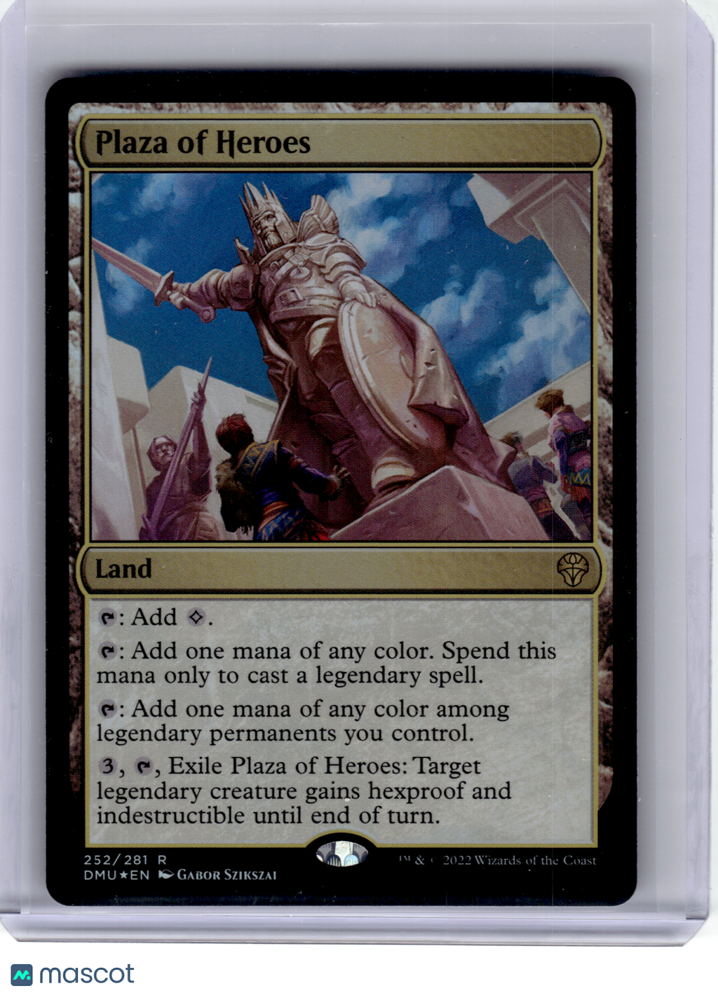2022 MTG—Plaza of Heroes #252 Dominaria United—Rare Foil [Lightly Played]