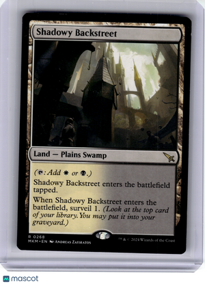 2024 MTG—Shadowy Backstreet #268 MKM—Rare Regular [Moderately Played]