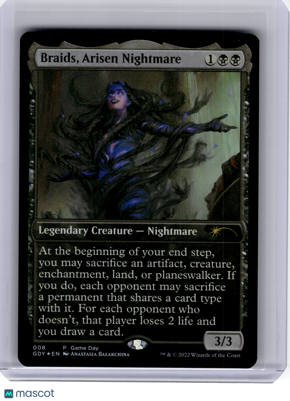 2022 MTG—Braids, Arisen Nightmare Dominaria United— Foil Game Day Promo
