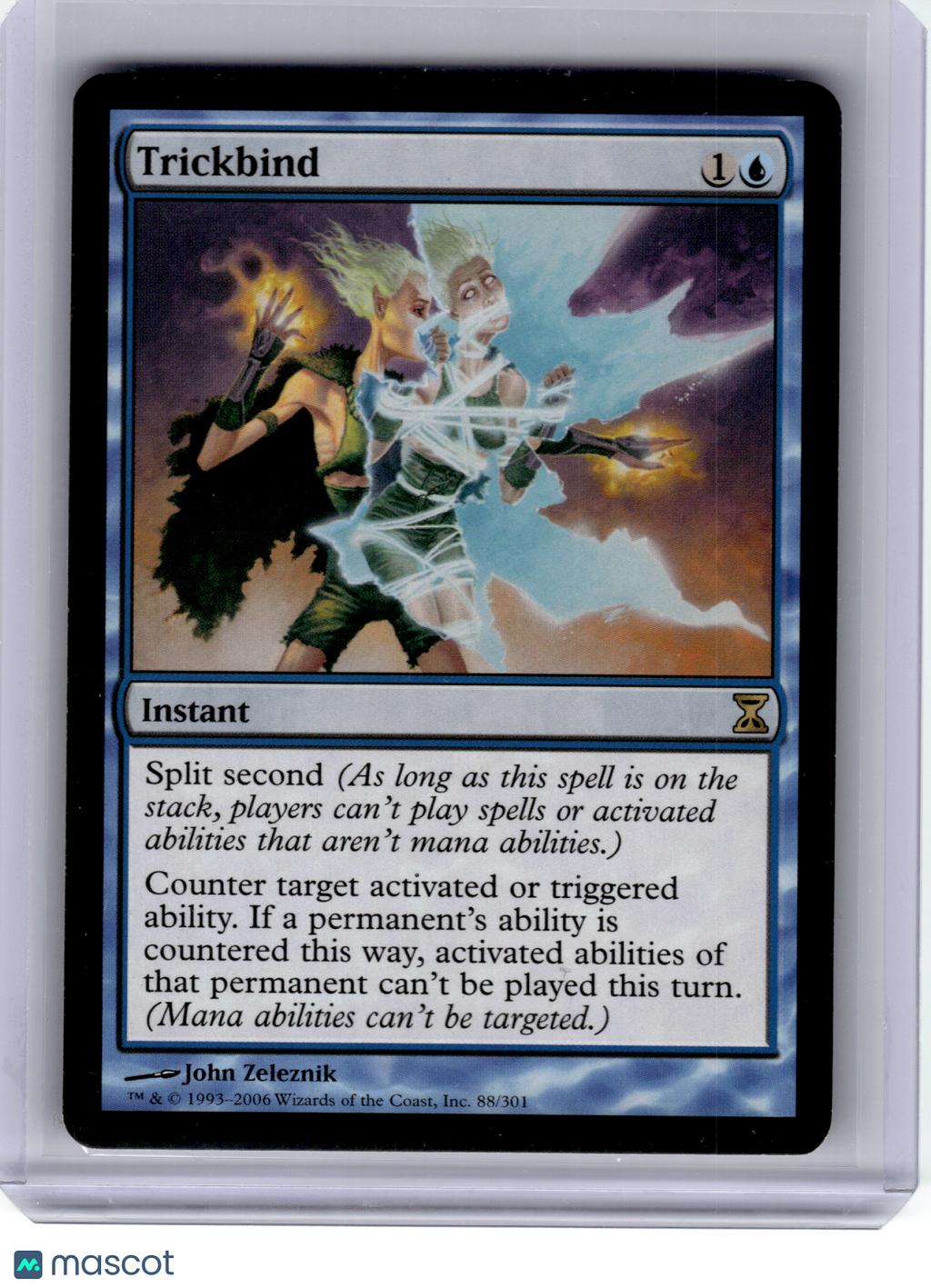 2006 Magic: The Gathering—Trickbind #88 Time Spiral—Rare [Moderately Played]