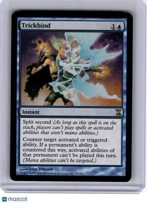 2006 Magic: The Gathering—Trickbind #88 Time Spiral—Rare [Moderately Played]