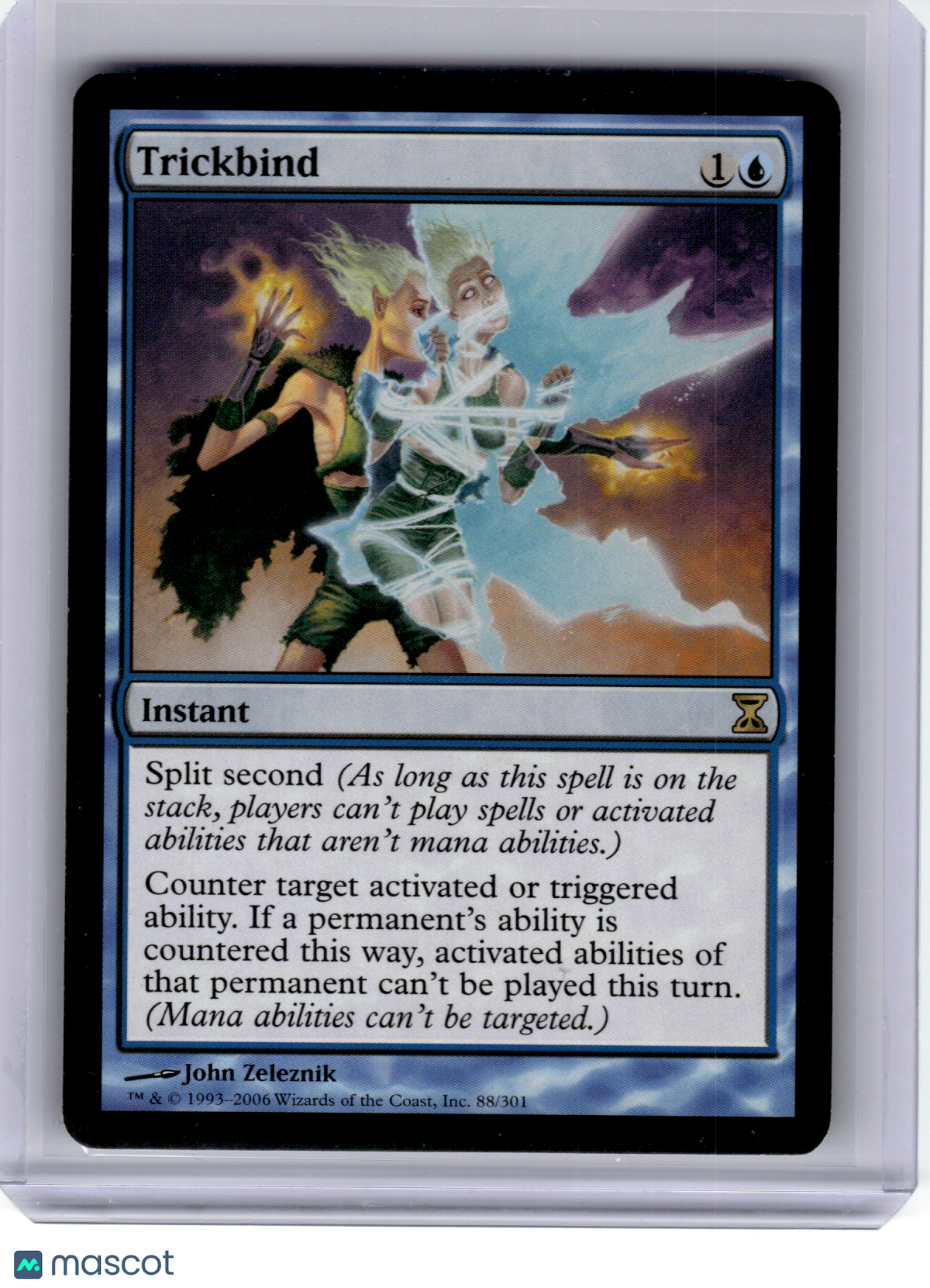 2006 Magic: The Gathering—Trickbind #88 Time Spiral—Rare [Moderately Played]
