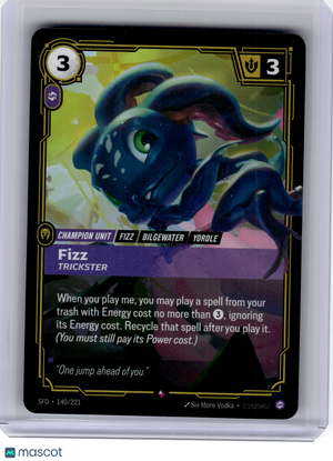 2025 League of Legends—Fizz #140 SFD—Rare Foil
