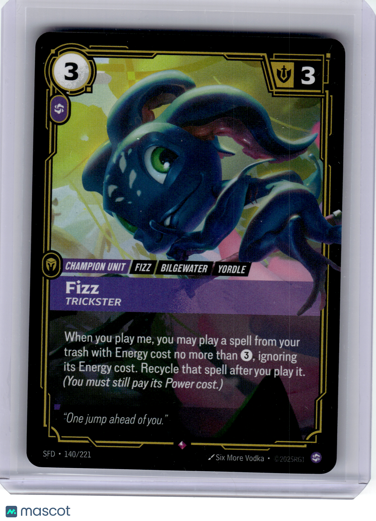 2025 League of Legends—Fizz #140 SFD—Rare Foil