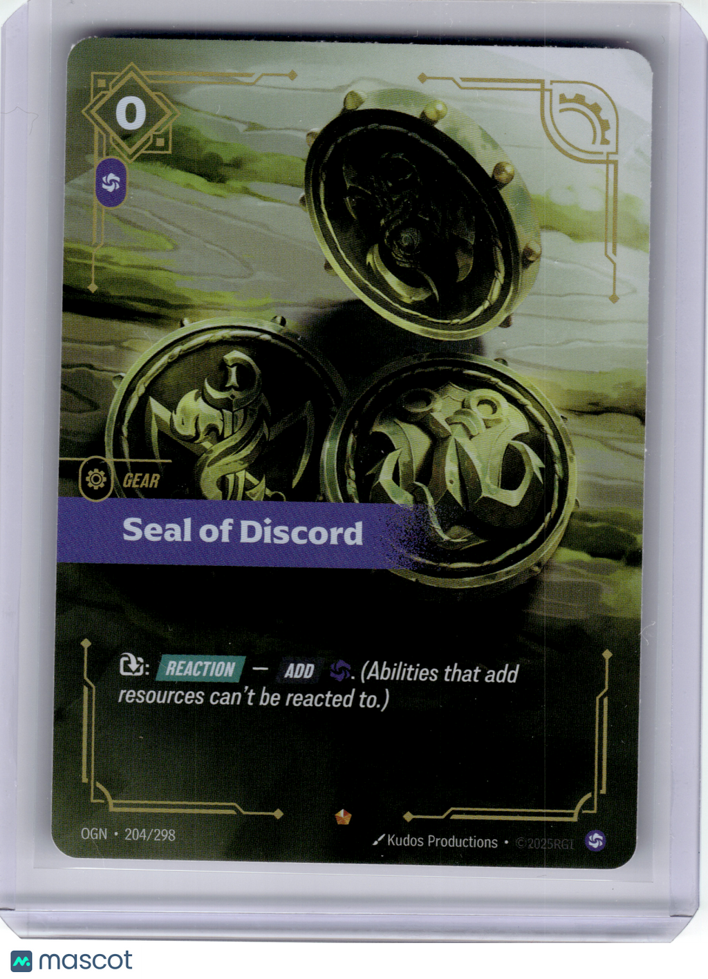 2025 League of Legends—Seal of Discord #204 Origins—Epic Foil