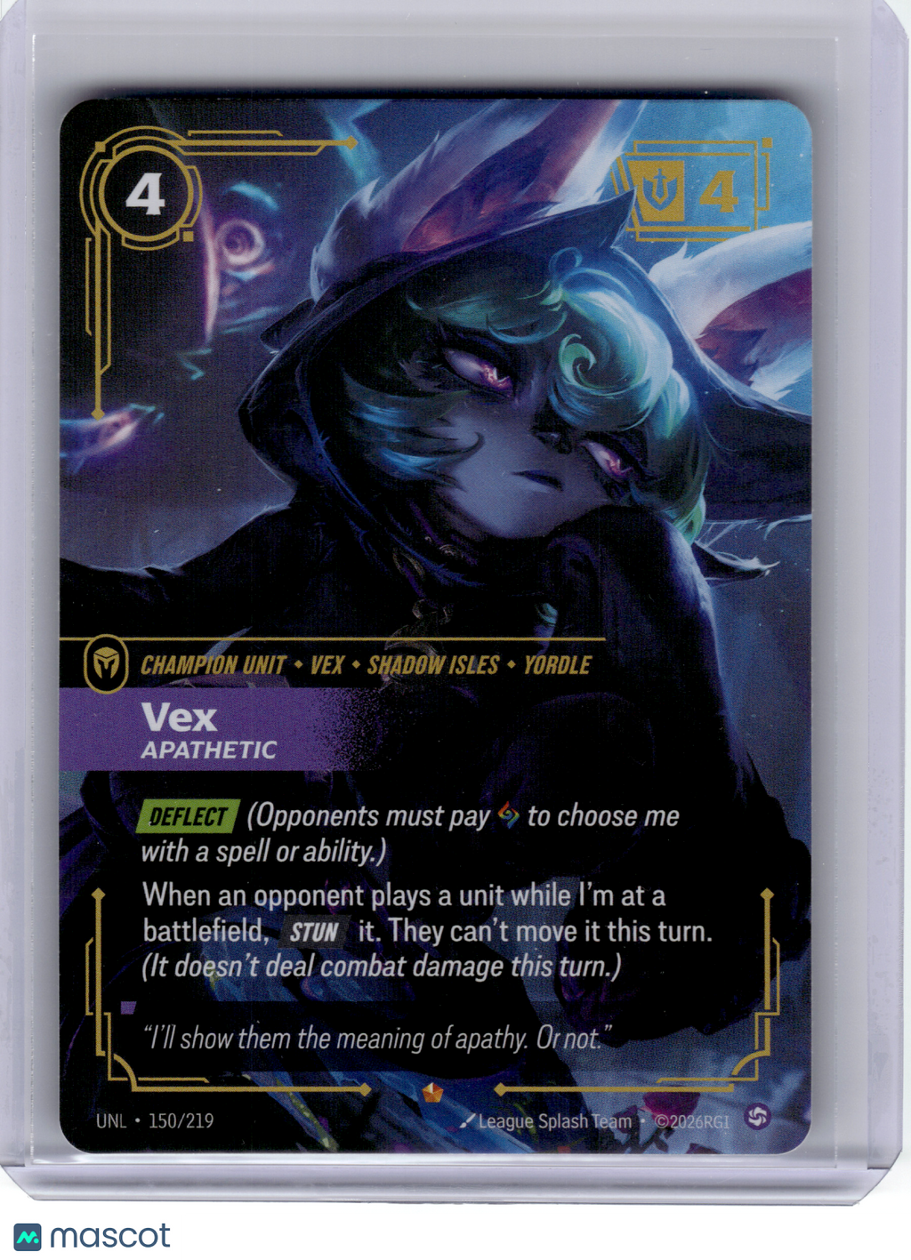2024 League of Legends—Vex #150 Unleahed—Epic Foil