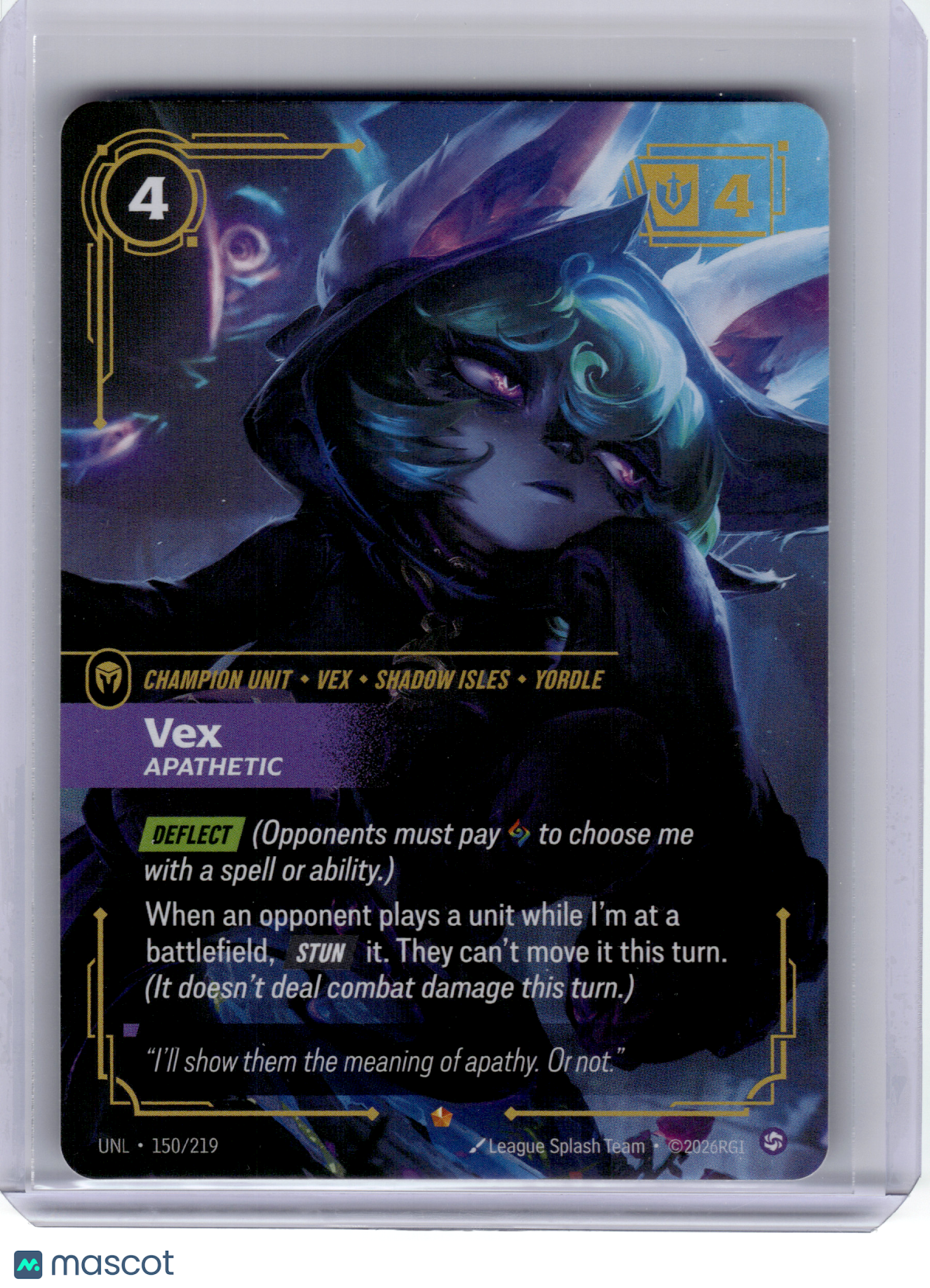2024 League of Legends—Vex #150 Unleahed—Epic Foil