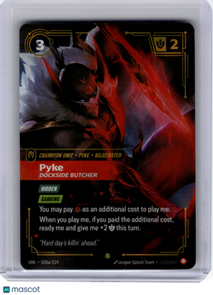 2024 League of Legends—Pyke #28a Unleahed—Showcase Foil