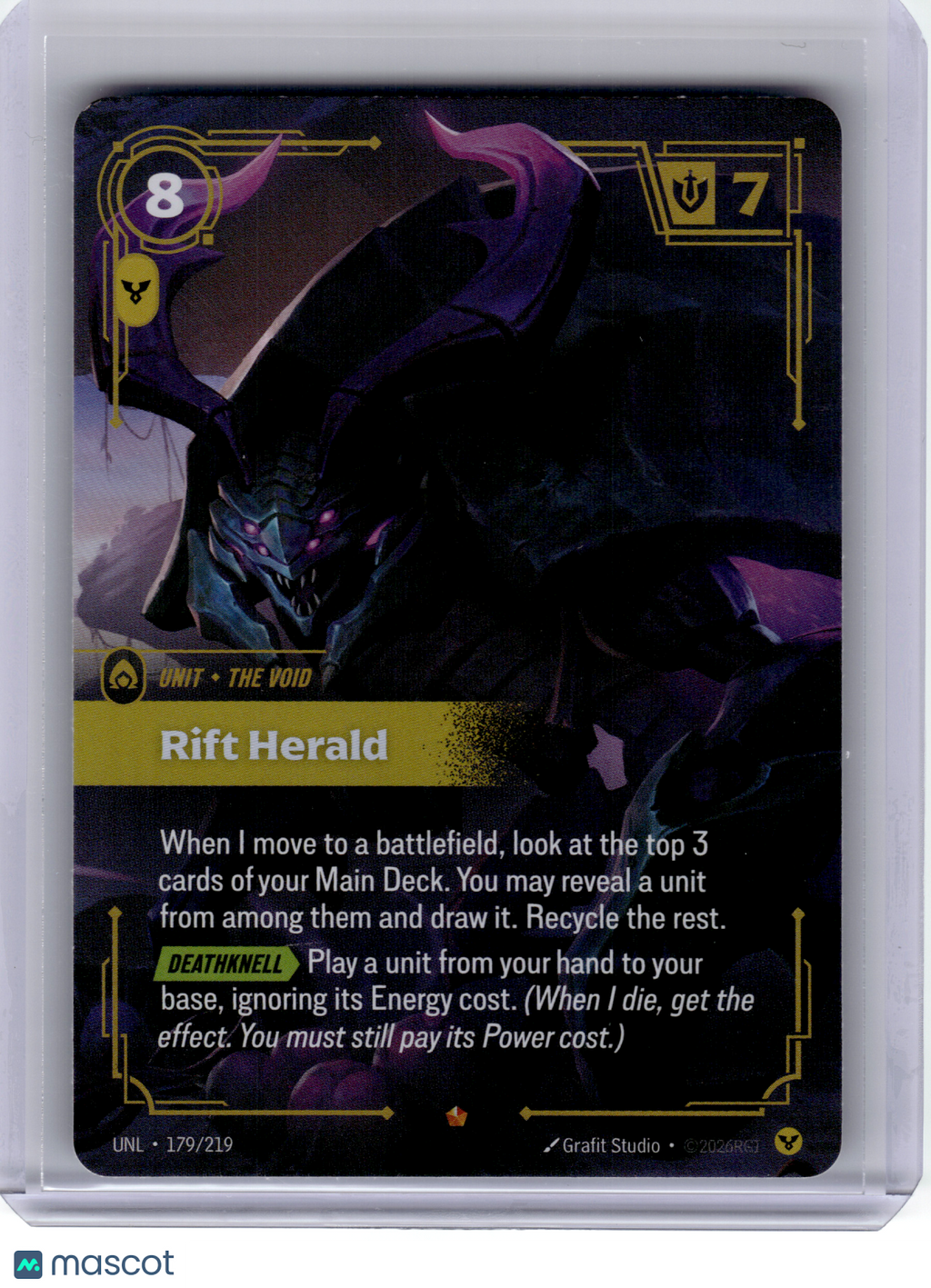 2023 League of Legends—Rift Herald #179 Unleashed—Epic Foil