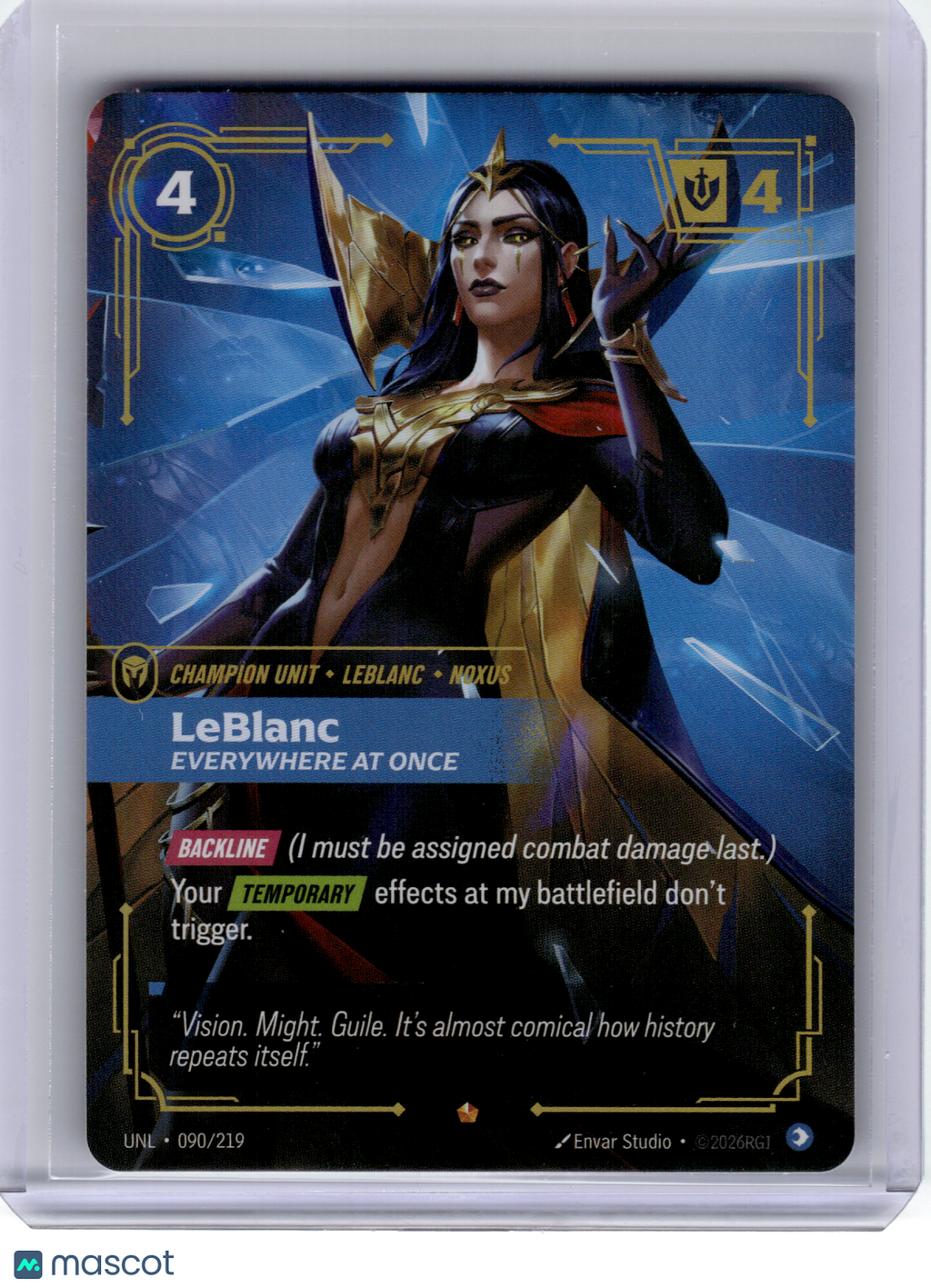 2026 League of Legends—LeBlanc #90 Unleashed—Epic Foil