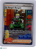 Pokemon—LT. Surge's Bargain #185 2025 Mega Evolution—SIR Holo FA SAR