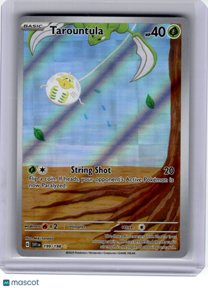 Pokemon—Tarountula #199 2023 Scarlet & Violet—Illustration Rare Holo