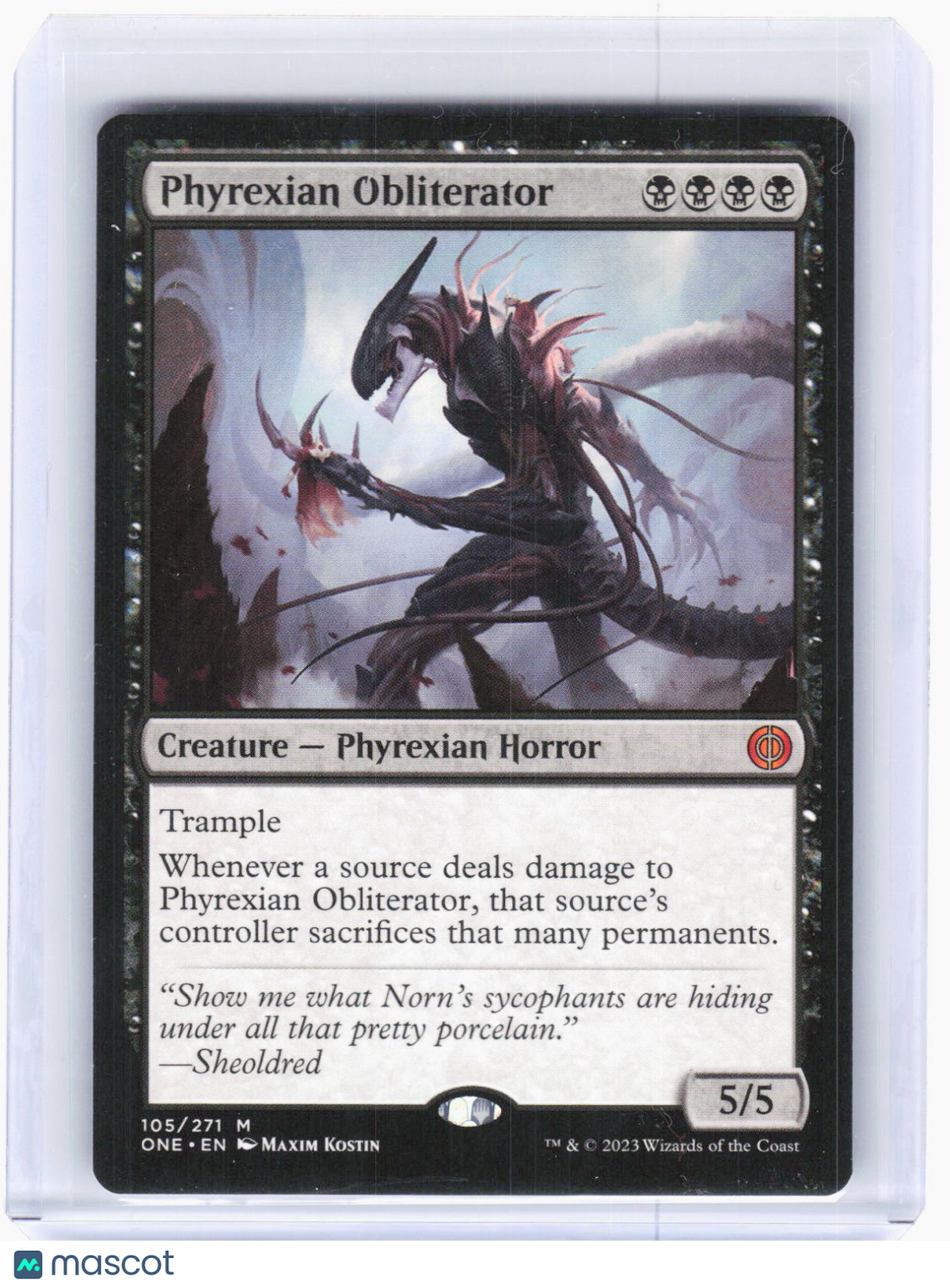 2023 Magic: The Gathering—Phyrexian Obliterator #105 Phyrexia: All Will Be One—Mythic Non-Foil
