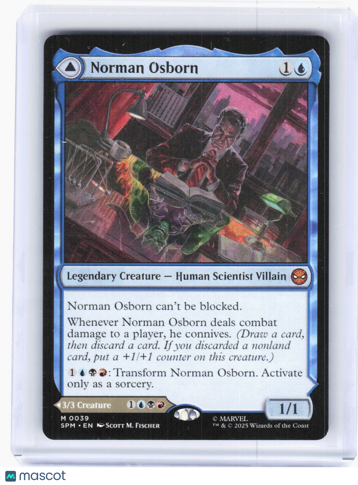 2025 Magic: The Gathering—Norman Osborn #0039 Marvel's Spider-Man—M Non-Foil