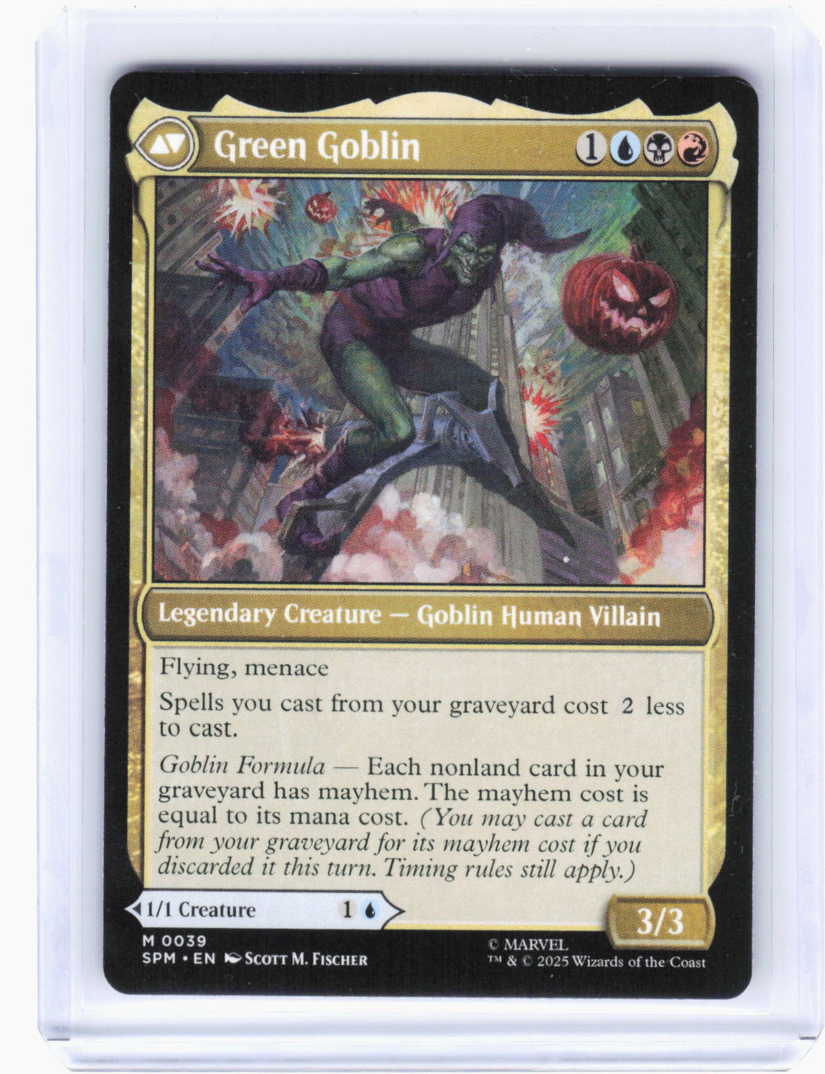 2025 Magic: The Gathering—Norman Osborn #0039 Marvel's Spider-Man—M Non-Foil