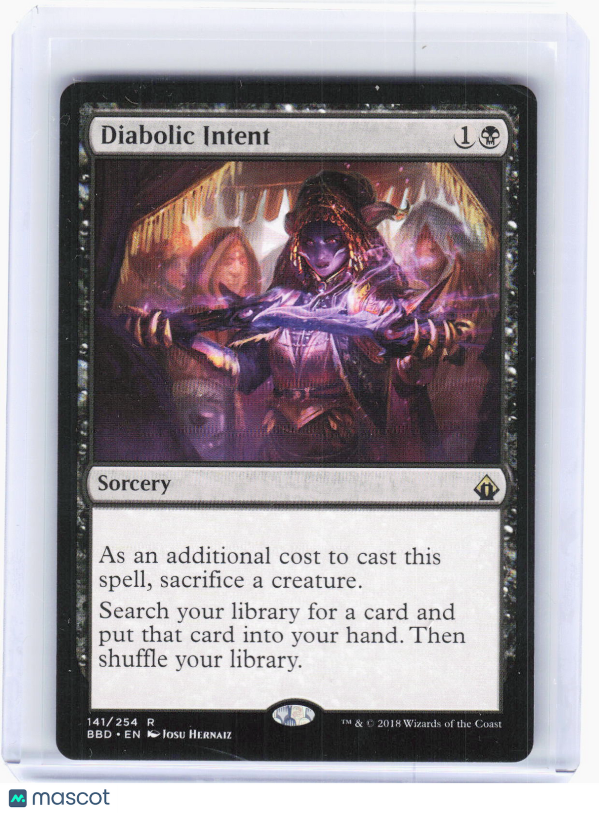 2018 Magic: The Gathering—Diabolic Intent #141 Battlebond—Rare Non-Foil