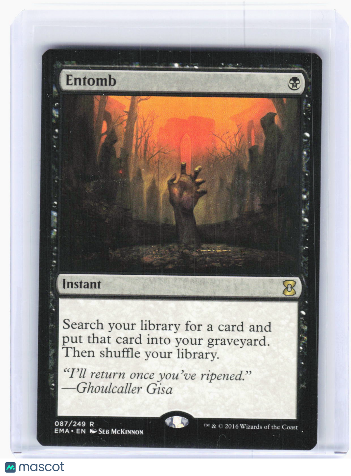 2016 Magic: The Gathering—Entomb #087 Eternal Masters—Rare Non-Foil