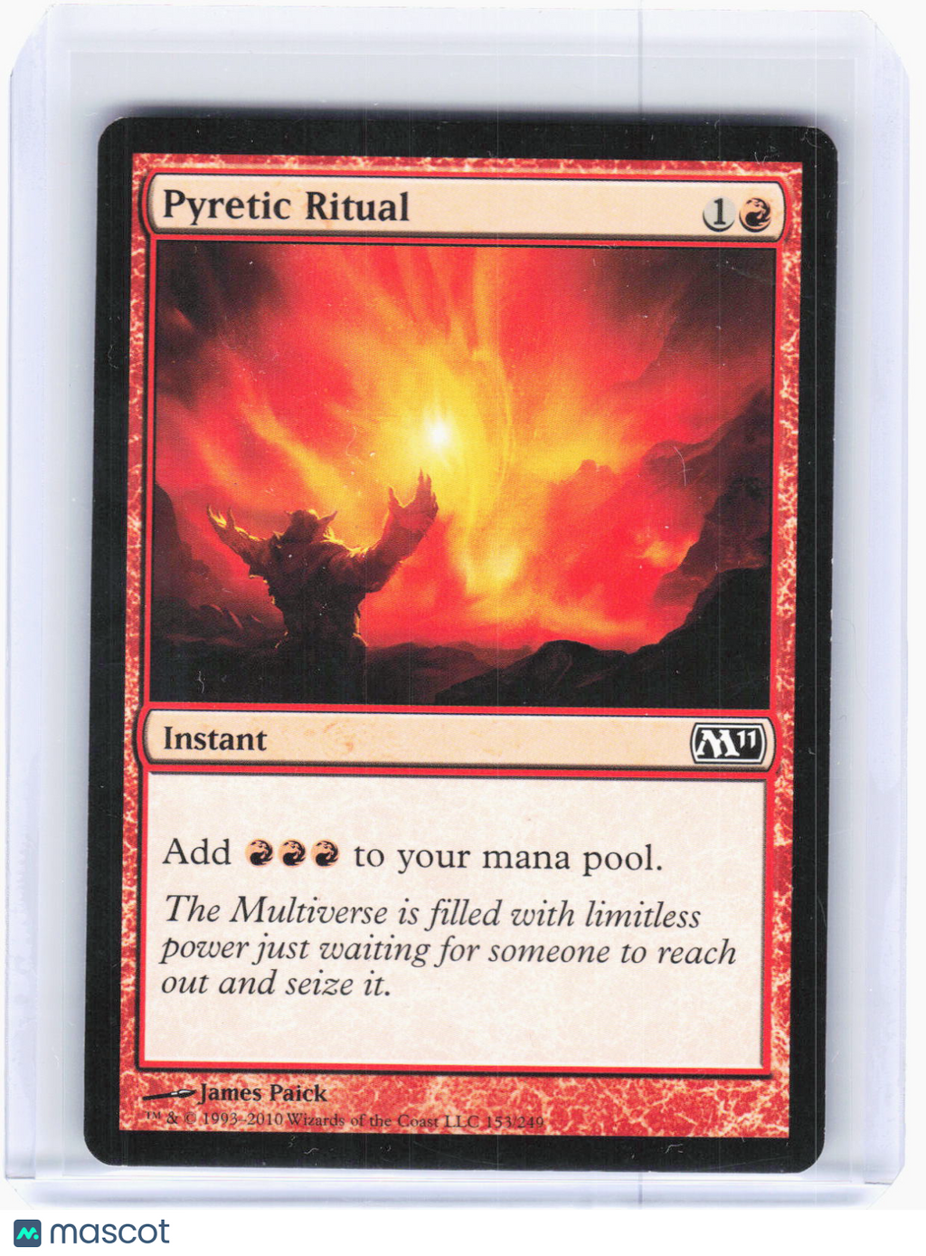 2010 Magic: The Gathering—Pyretic Ritual #153 Magic 2011—C Non-Foil (MP)